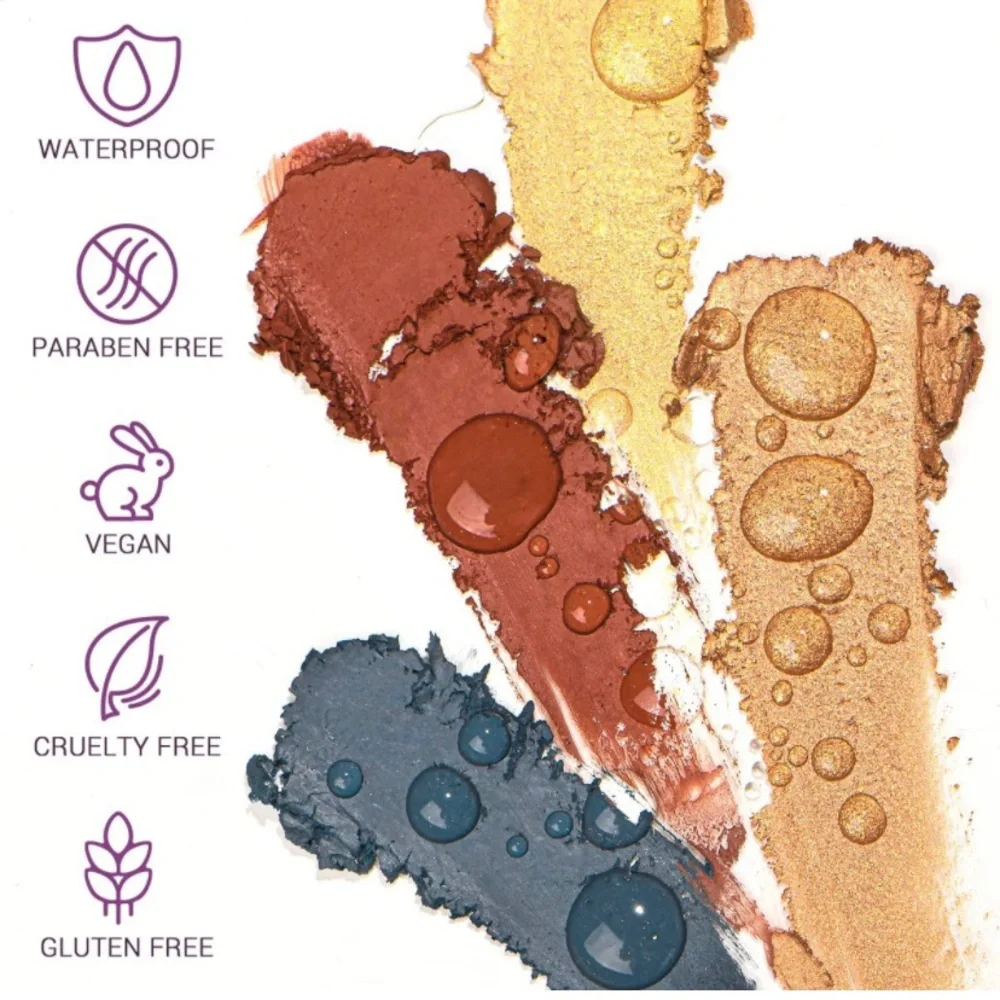 New EYESeek Eyeshadow Stick Set Champagne Brown Matte & Shimmer Cream